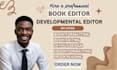 proofread, edit your poetry, poem, and novel as a developmental line book editor