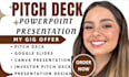 write crowdfunding campaign pitch deck powerpoint presentation design