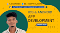 develop ios and android mobile app with flutter using dart