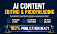 proofread, edit, and polish your content for readability