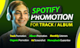 spotify album promotion, spotify music track promotion