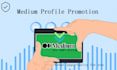 do massive promotion for your medium profile