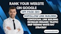 boost your website ranking with SEO backlinks package