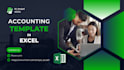 prepare accounting and bookkeeping template in excel