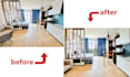 do interior apartment image commercial retouching, photo editing