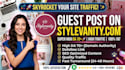 do fashion guest post on stylevanity, SEO guest post service