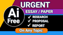 do urgent essay writing, 2,4,5,6 pages essay, 1000,2000,4000 words assignments