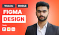 figma design, figma website, figma design website, website ui ux design