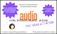 write a powerful podcast or audio ad