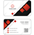 make stylish visiting card