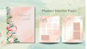 create custom planner, journal cover with interior pages