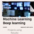 do machine learning , deep learning project using r,python