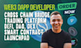 be blockchain developer for create web3 dapp, crypto game on solana ton sui evm