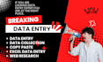 do fastest any data entry