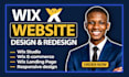 redesign wix website design and redesign wix landing page, wix business website