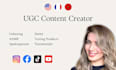 do female spokesperson video ugc