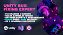 do unity game bug fixing and debugging