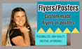 create a unique digital poster or flyer