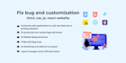 fix HTML CSS javascript and reactjs bugs in your code