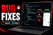 fix laravel react nextjs javascript website bugs