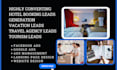 generate highiy converting hotel booking leads vacation leads travel agency lead