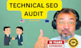audit SEO, UX, code and content for revenue and ROI