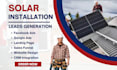 generate exclusive solar installation solar companies leads using facebook ads