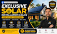 generate exclusive solar installation solar companies leads using facebook ads