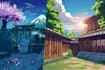 draw anime background, visual novel, landscape, environment concept art