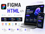 convert figma, PSD, xd to react, HTML CSS, tailwind CSS pixel perfectly