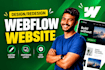 design, redesign or develop webflow website and webflow website development
