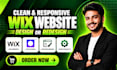 design or redesign wix website and wix website redesign, wix online store