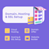 complete domain, hosting, ftp and SSL certificate setup for your website