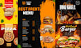 create posters, flyers, brochures, and menus for restaurants
