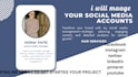 be your social media manager and content creater