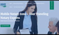 create responsive notary website notary landing page notary public website