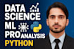 do data science, data analysis, and machine learning in python