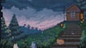 create retro pixel art background for stream