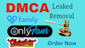 send dmca takedown notice to remove your leaked onlyfan data