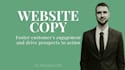 write website copy as your copywriter