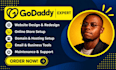 develop godaddy website design godaddy website redesign godaddy airo