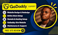 develop godaddy website design godaddy website redesign godaddy airo