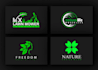 do natural, eco, landscaping, medical and health care logo