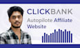 create autopilot clickbank affiliate website
