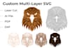 convert image to dxf, svg file for cnc laser cutting, engraving