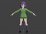 make a 3d anime character model