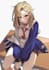 draw sfw pixel art character, sprite sheet with anime style