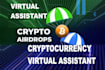 cryptocurrency airdrops research virtual assistant