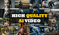 create ai video animated youtube video in any style