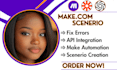 make com automation, make com scenario, make com, made com, zapier, make consult